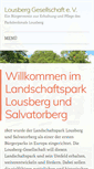 Mobile Screenshot of lousberg-gesellschaft.de